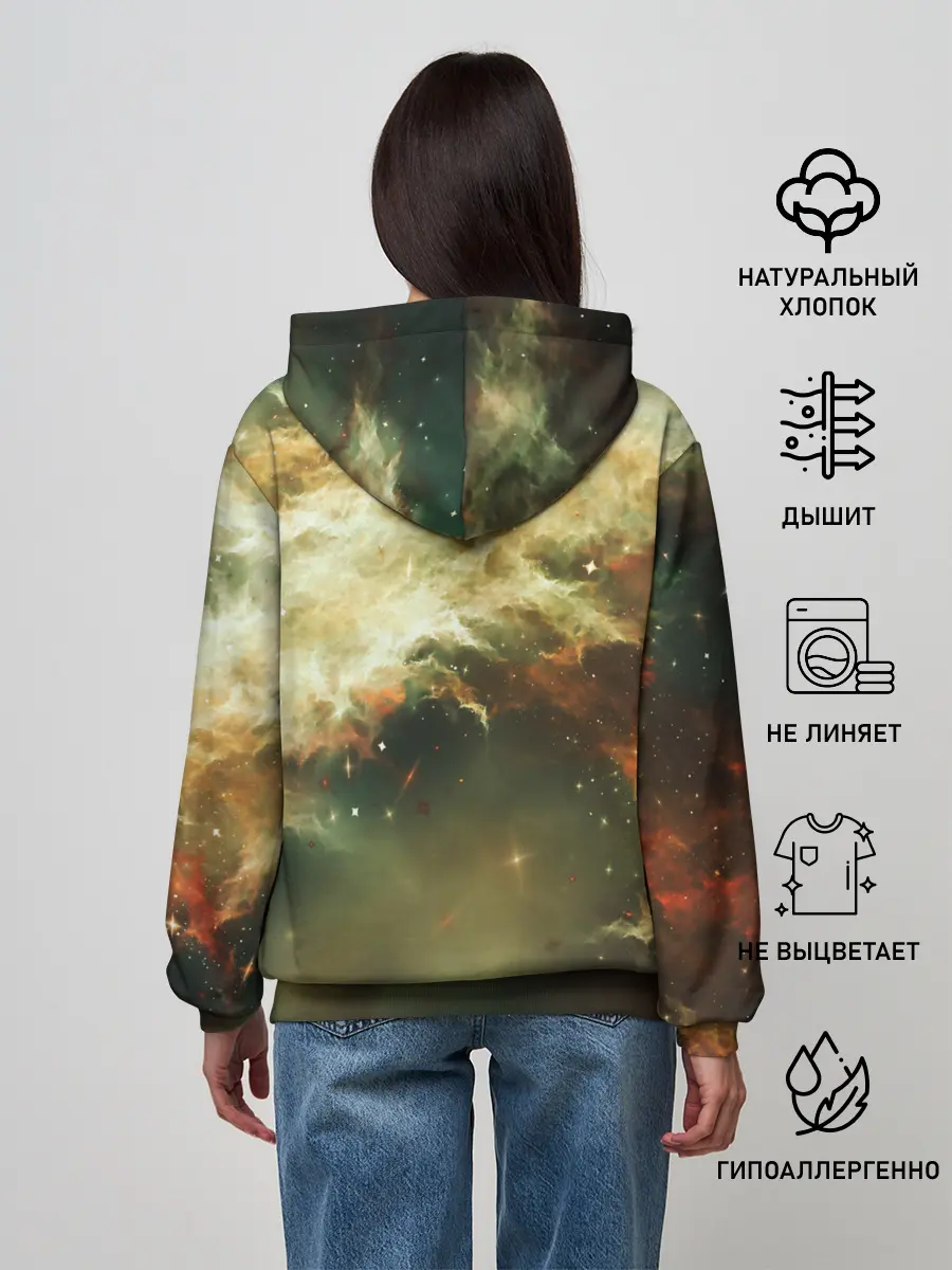 Женское худи / НЕОНОВЫЕ ЗВЕЗДЫ