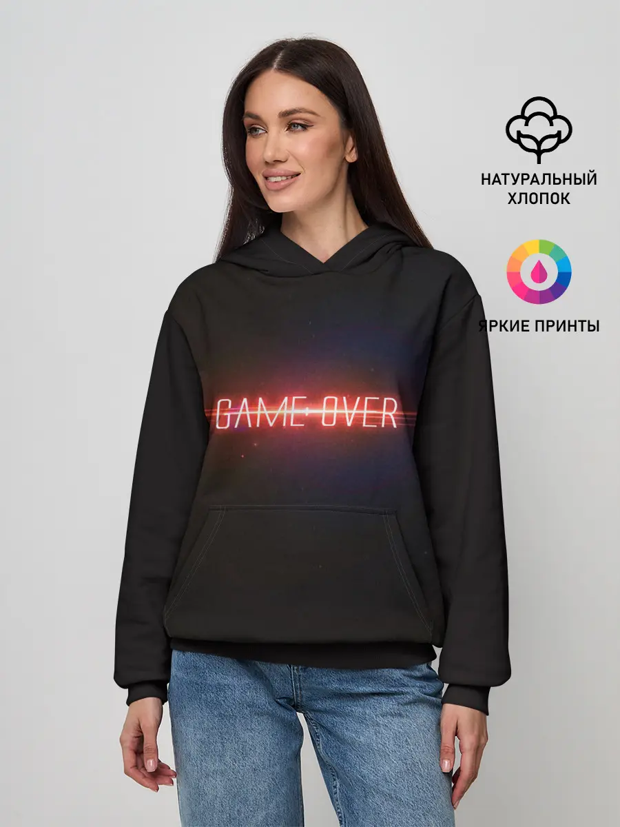 Женское худи / Маска Game Over