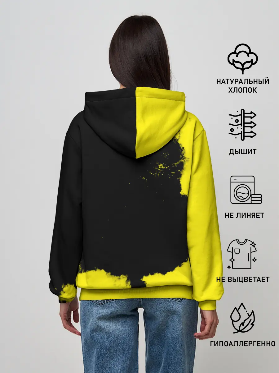 Женское худи / Warning Coronavirus