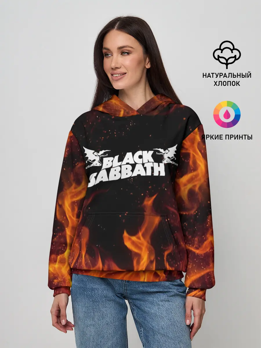 Женское худи / Black Sabbath