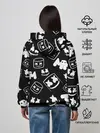 Женское худи / Marshmello ЧБ