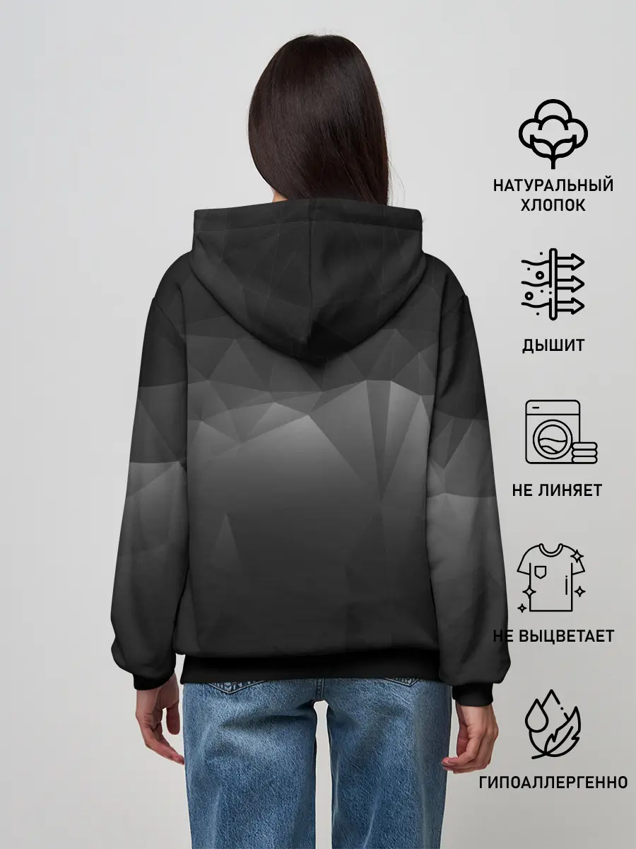 Женское худи / GRAY GEOMETRY | СЕРАЯ ГЕОМЕТРИЯ