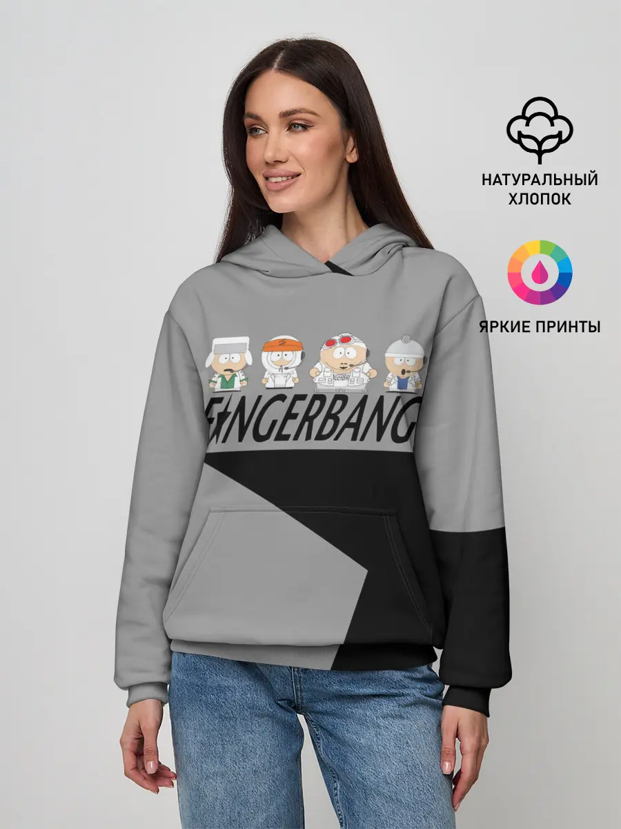 Женское худи / FINGERBANG