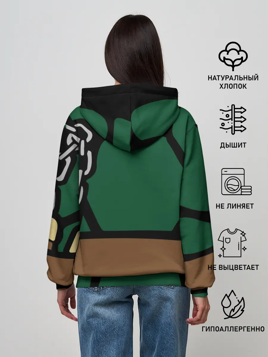 Женское худи / Микеланджело Косплей