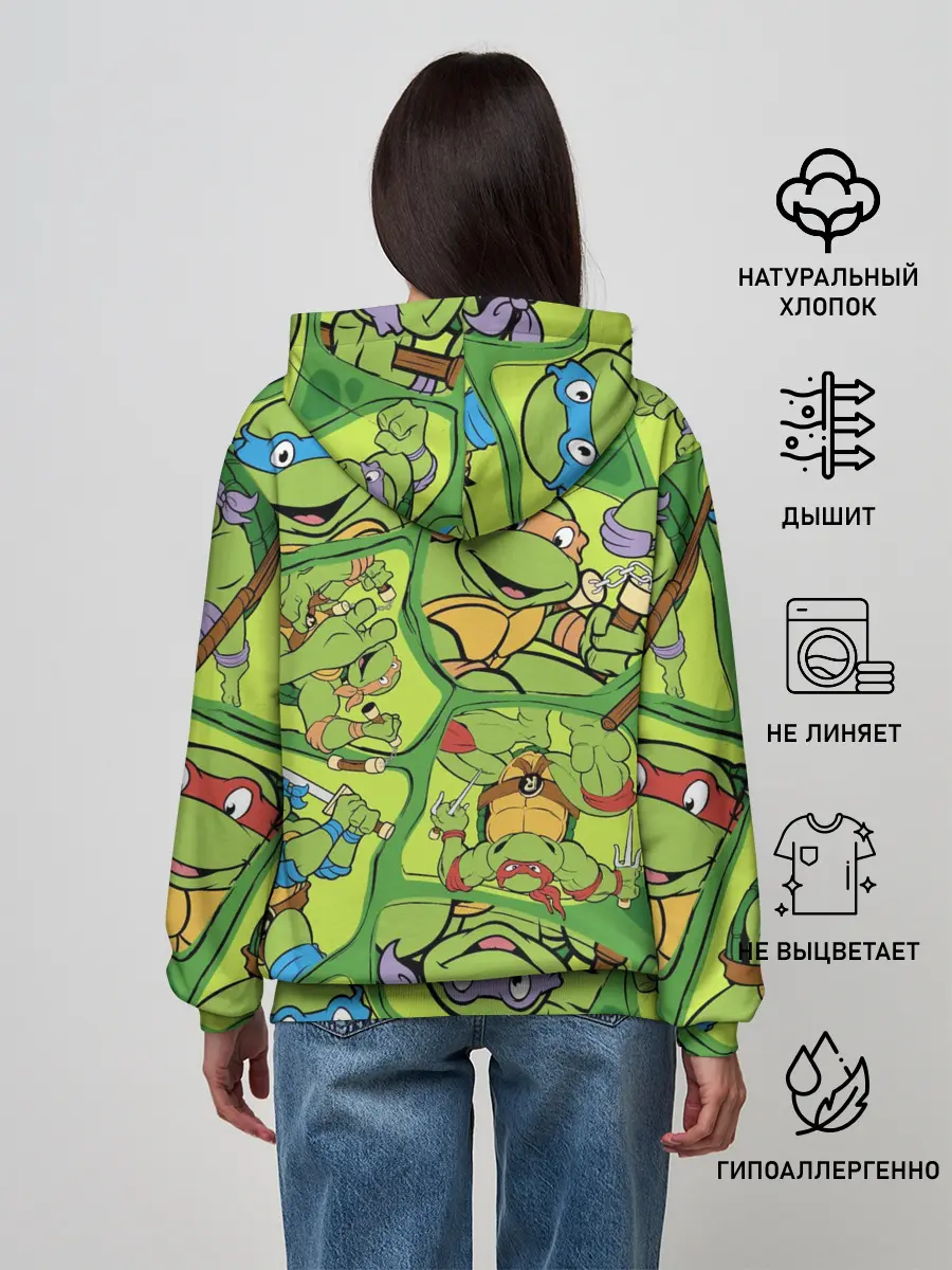 Женское худи / Teenage Mutant Ninja Turtles