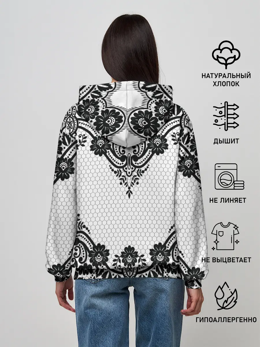 Женское худи / КРУЖЕВА | WEAVING