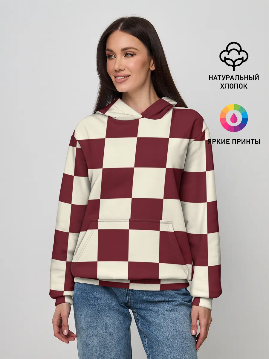 Женское худи / Шахматка