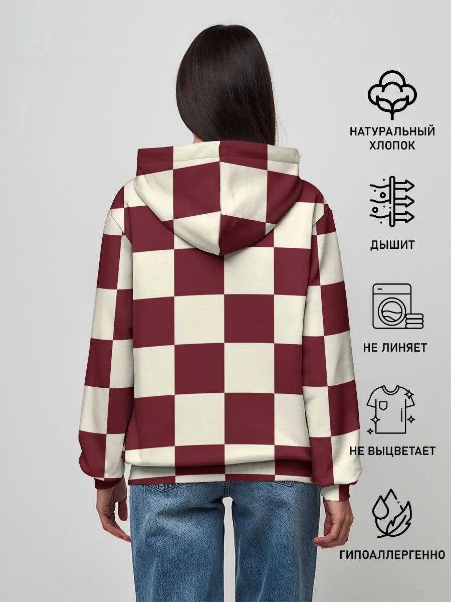 Женское худи / Шахматка