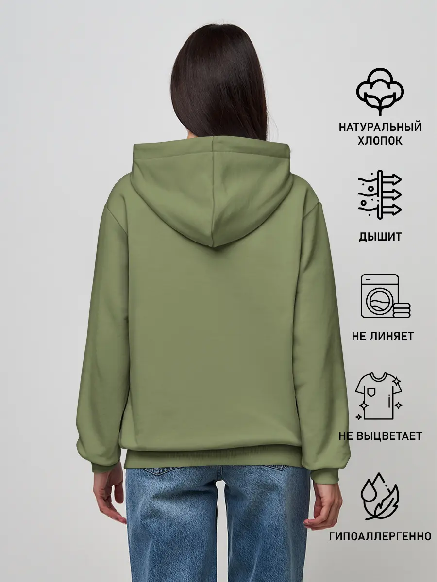 Женское худи / Мона Лиза в маске