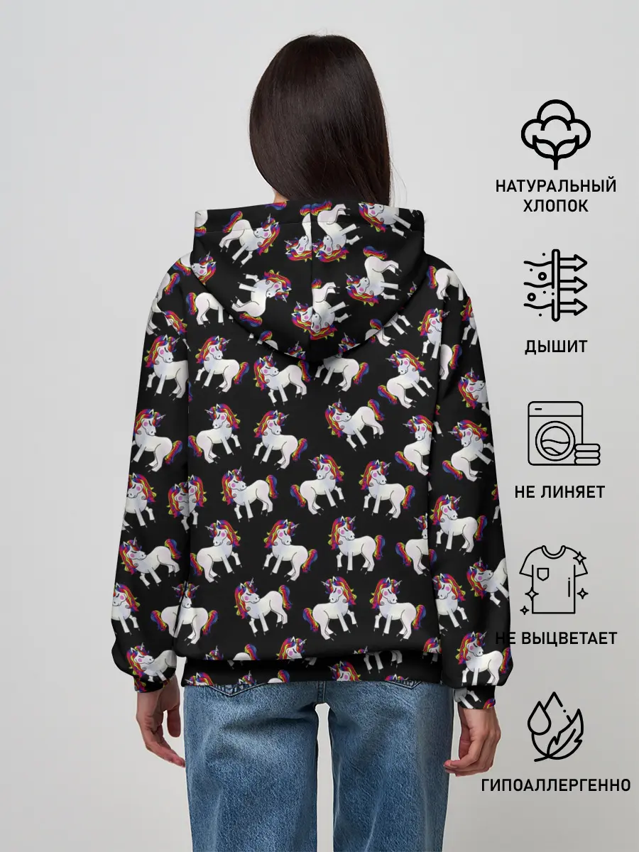 Женское худи / Единороги