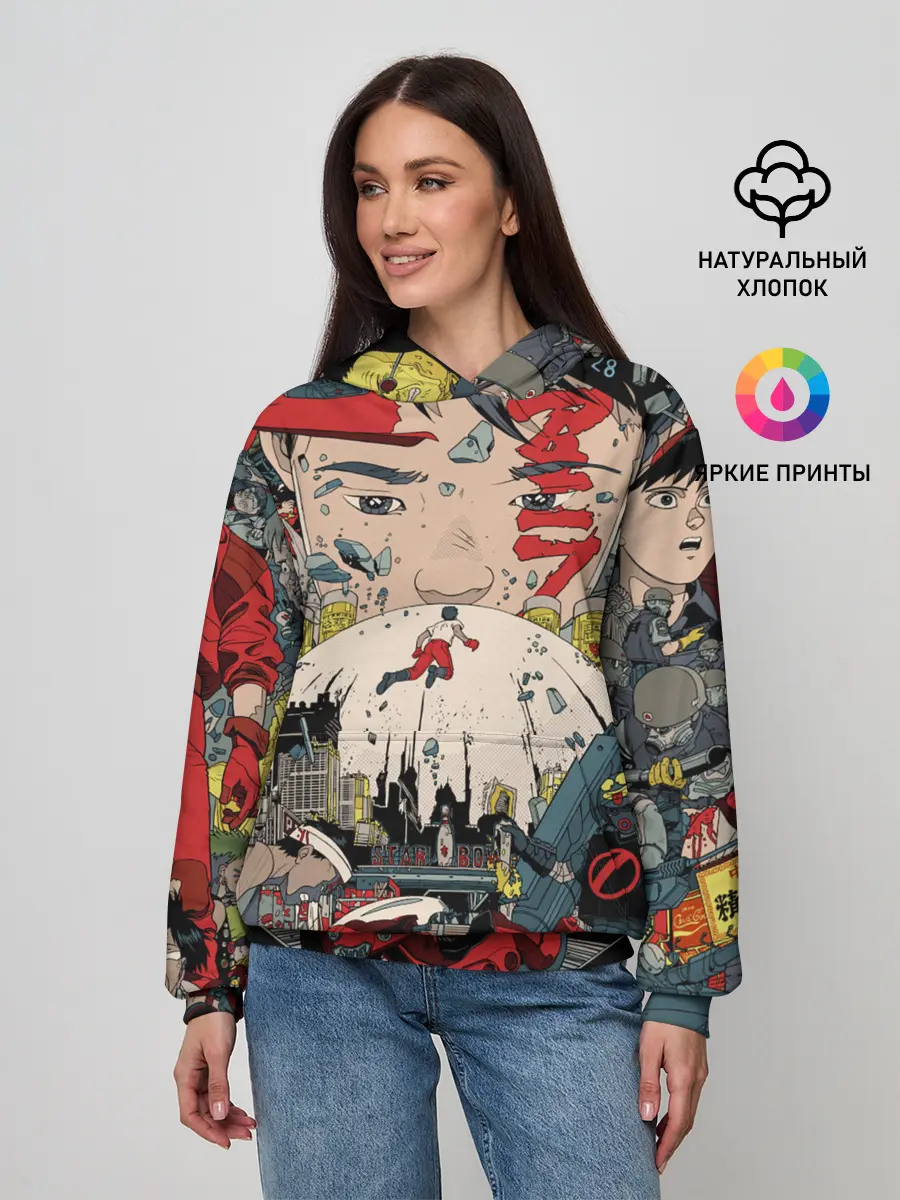 Женское худи / Аkira 1988 poster