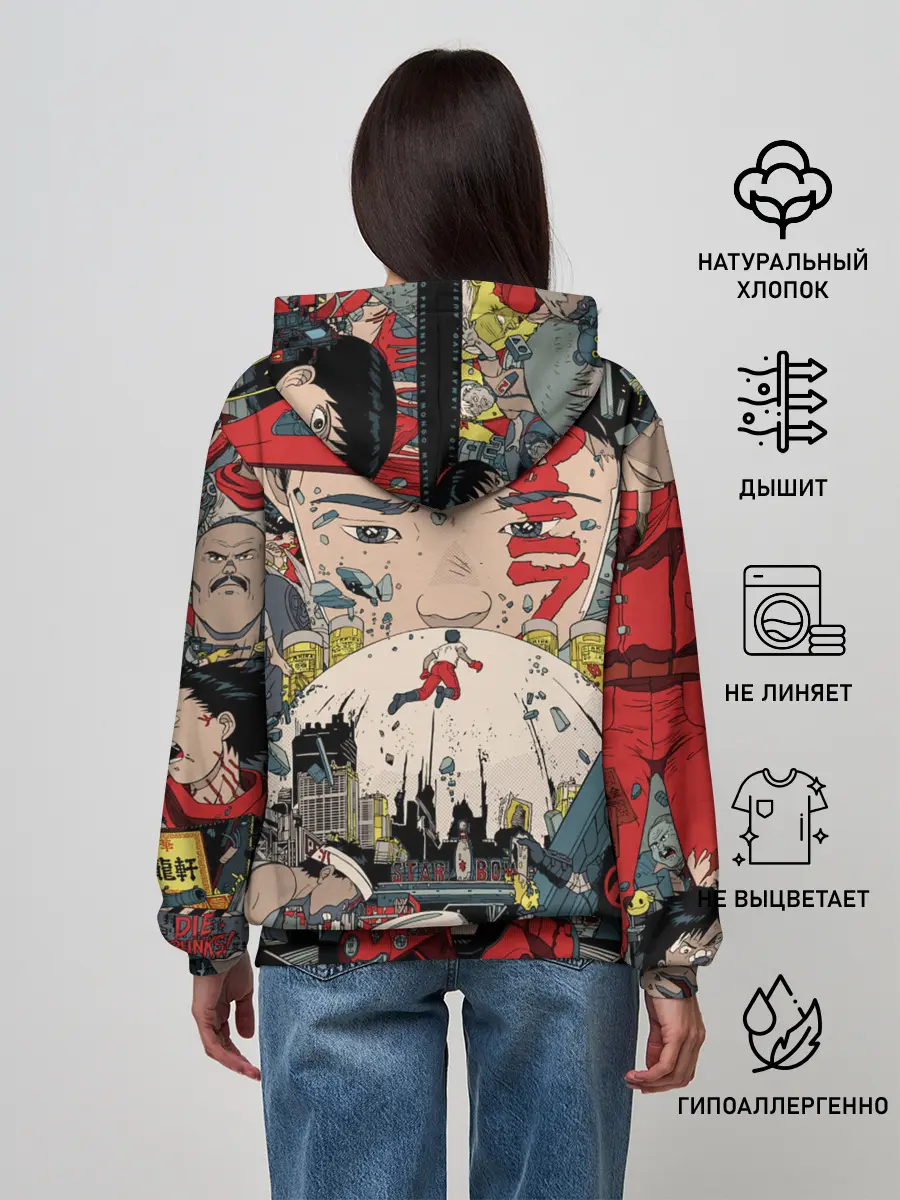 Женское худи / Аkira 1988 poster