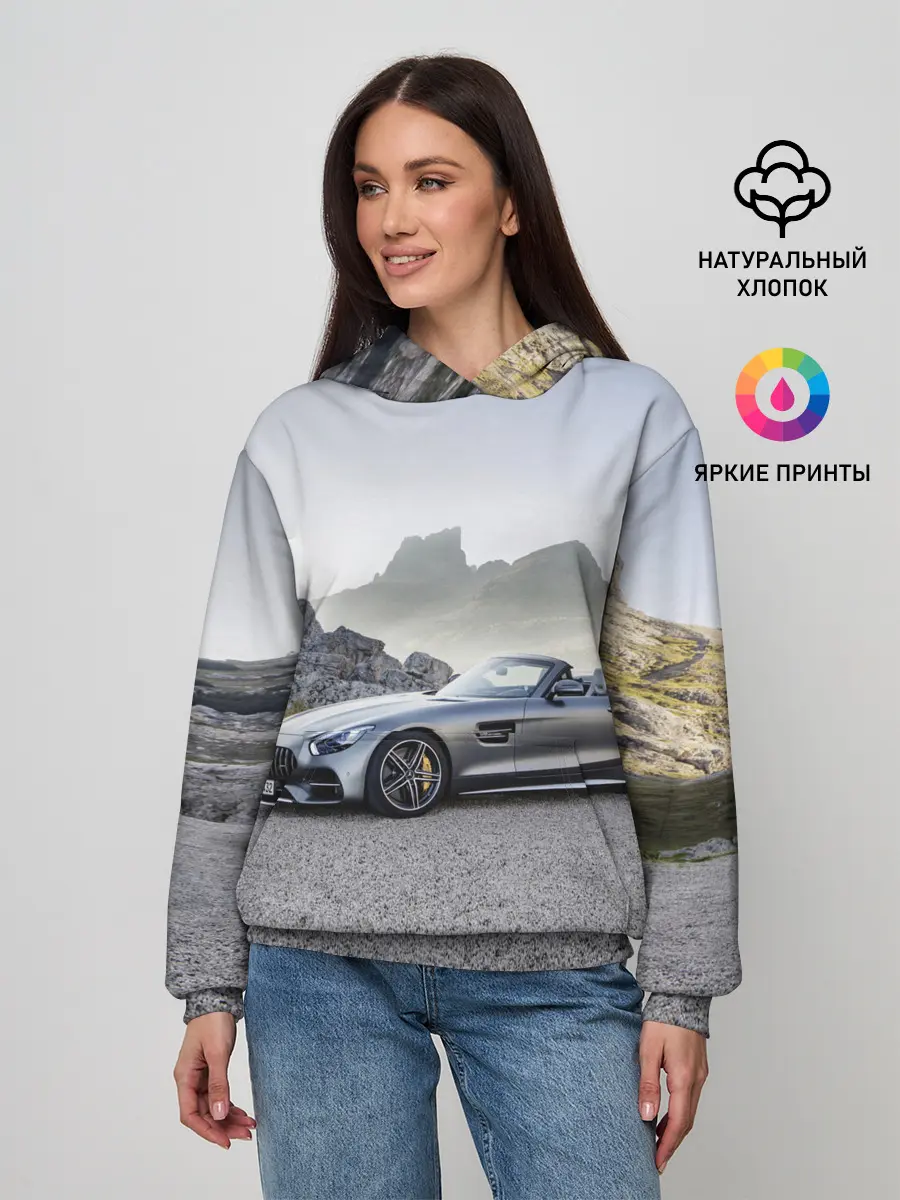 Женское худи / Mercedes V8 Biturbo