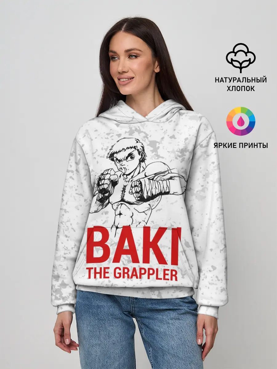 Женское худи / Baki the Grappler