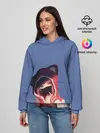 Женское худи / Аниме девушка в маске с ушками