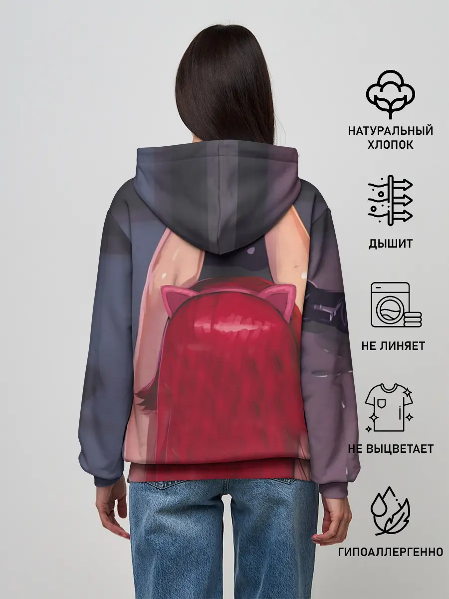 Женское худи / Лика Заповедник Зелирия