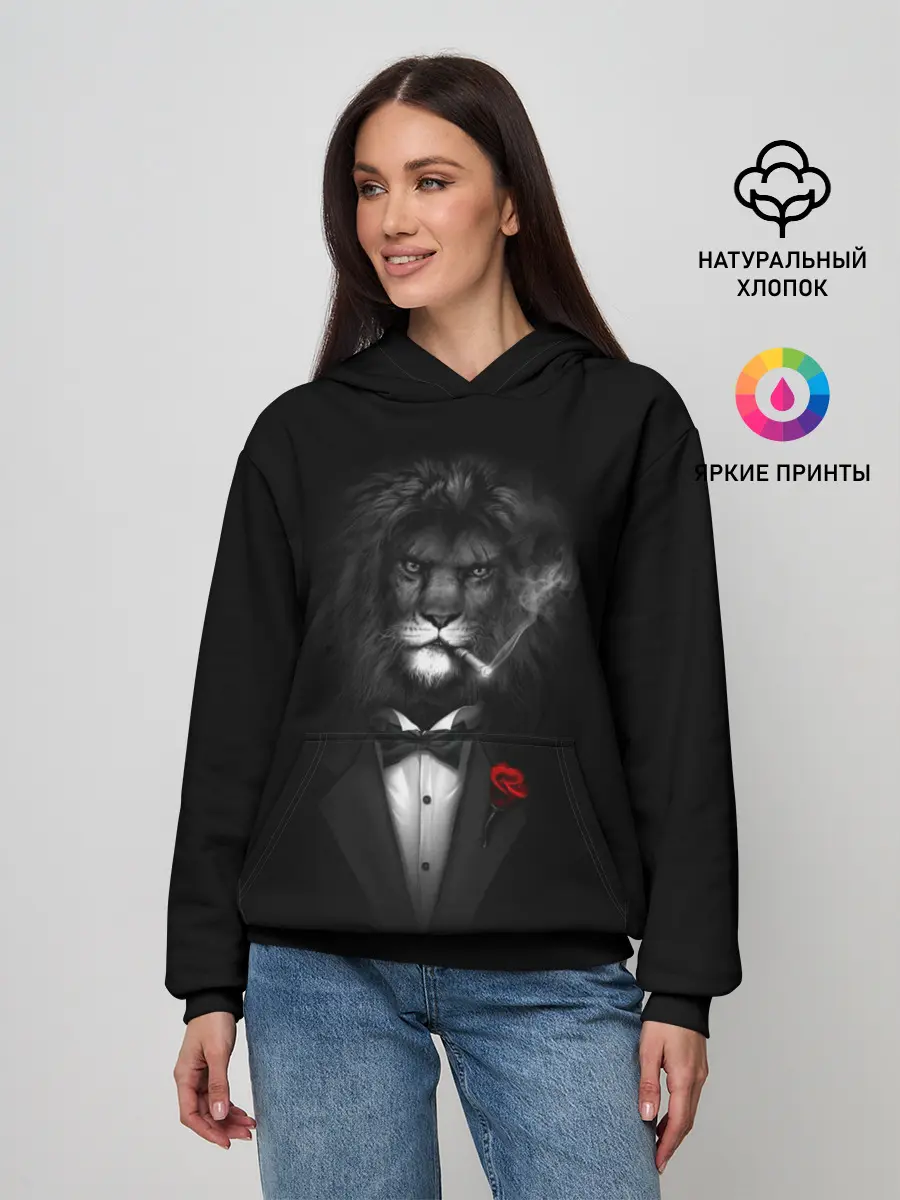Женское худи / Лев