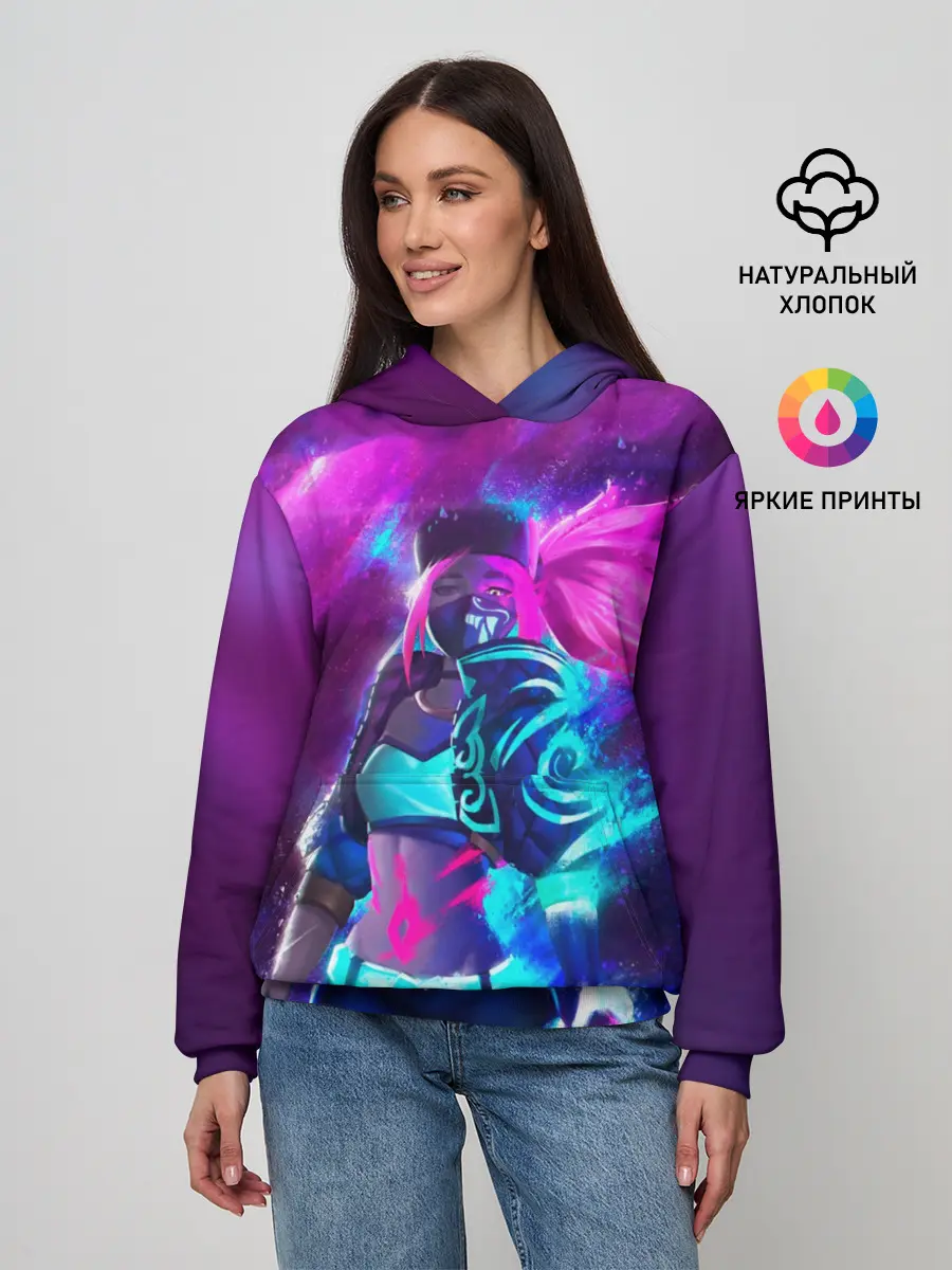 Женское худи / KDA. Akali