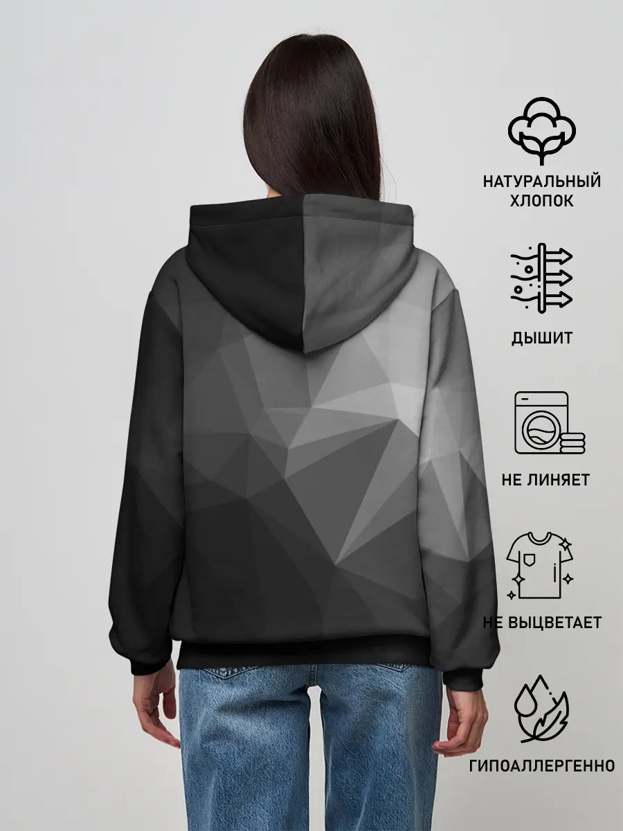 Женское худи / Poly Abstract