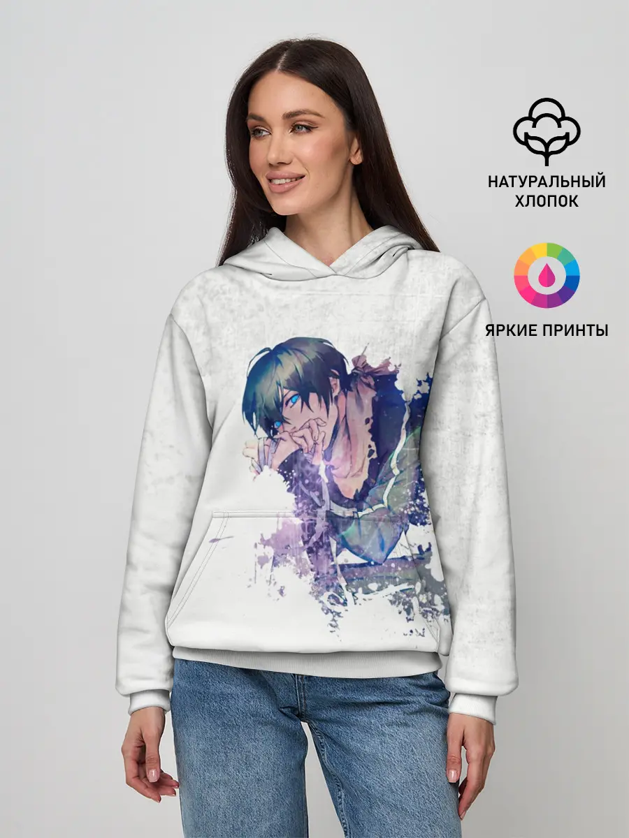 Женское худи / Романтичный Ято. БЕЗДОМНЫЙ БОГ