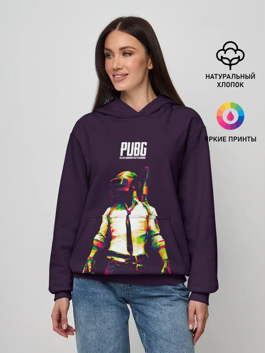 Женское худи / PUBG. Lowpoly