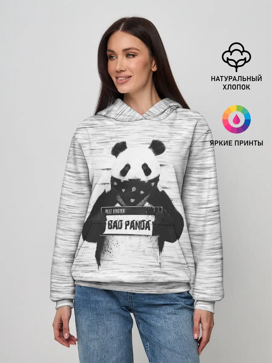 Женское худи / BAD PANDA