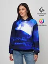 Женское худи / Космический закат