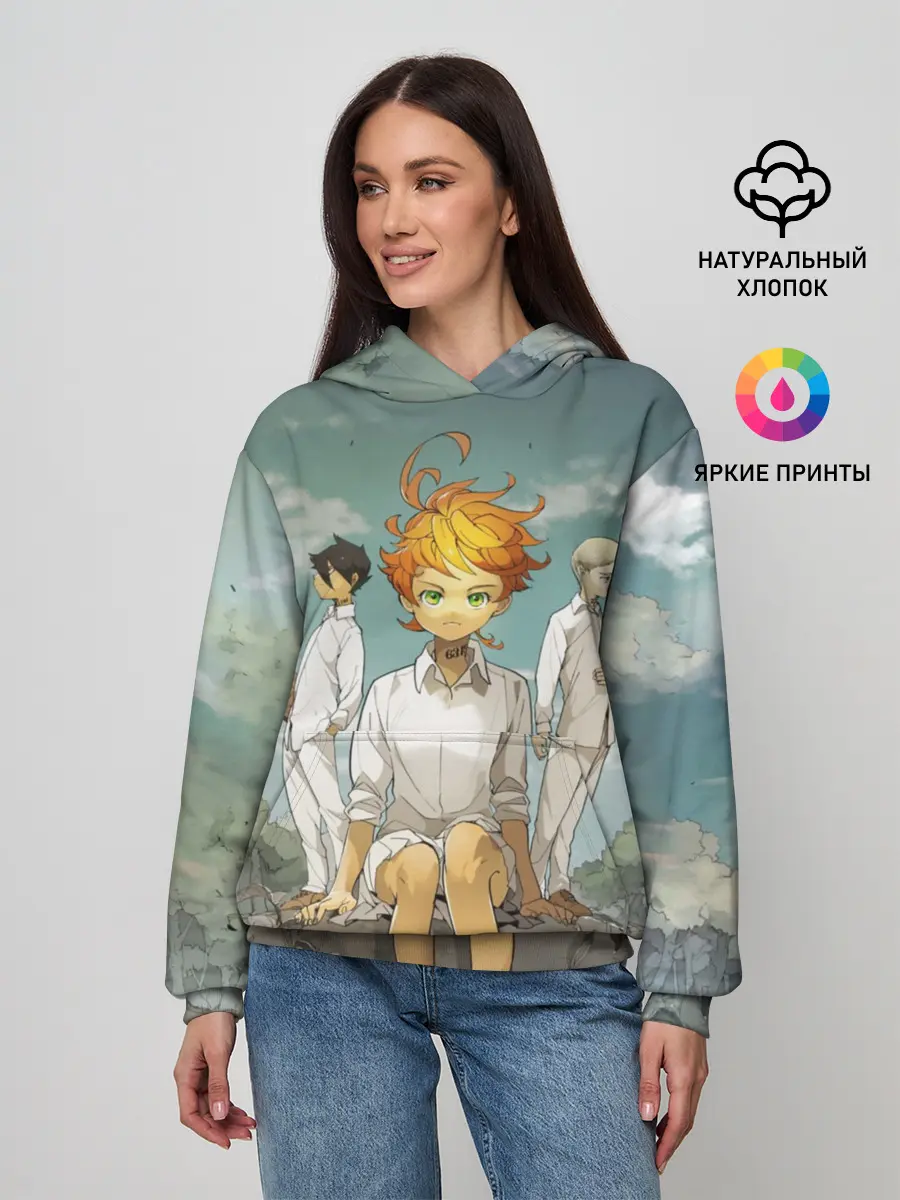 Женское худи / The Promised Neverland