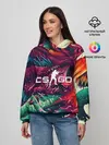 Женское худи / CS GO hyper beast skin