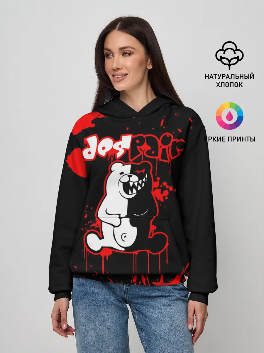 Женское худи / MONOKUMA Despair