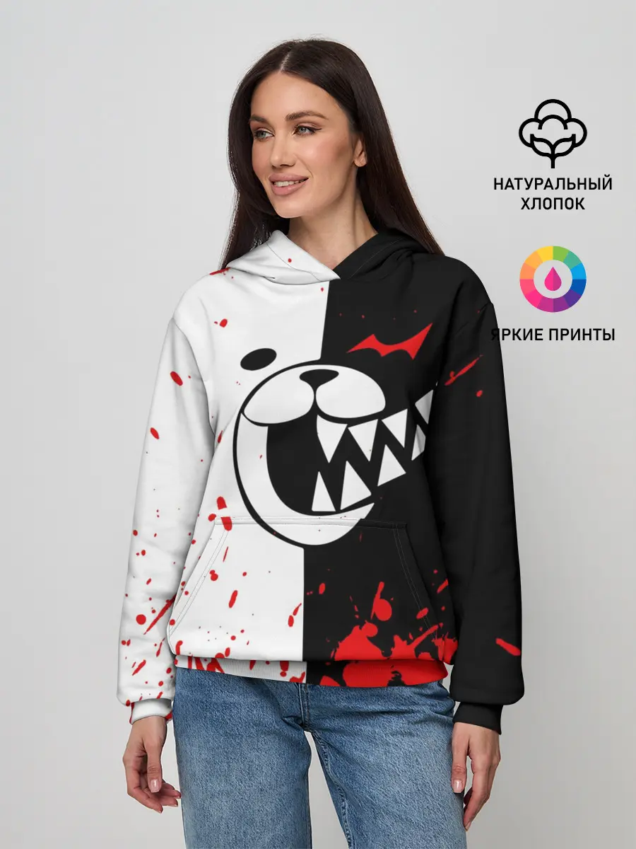 Женское худи / MONOKUMA Blood
