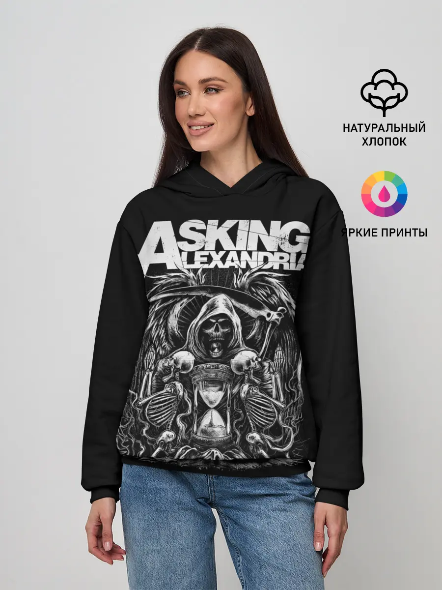 Женское худи / Asking Alexandria