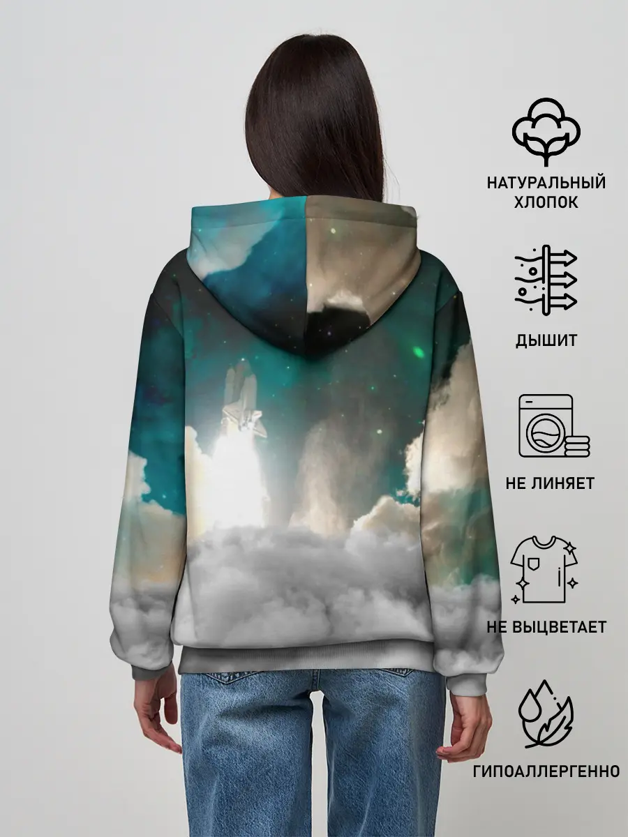 Женское худи / Elon Musk Thinker