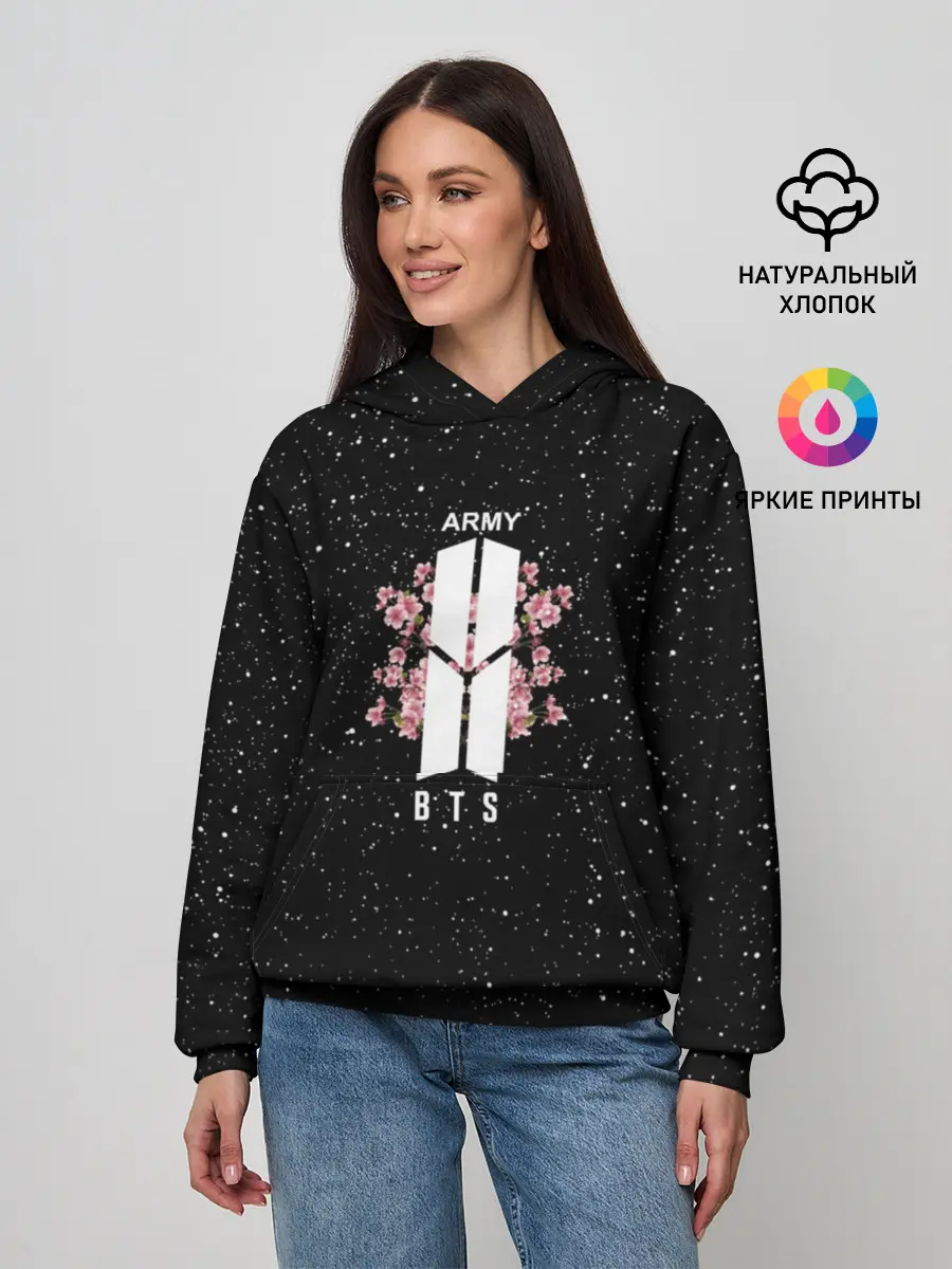 Женское худи / BTS ARMY | БТС | BANGTAN BOYS