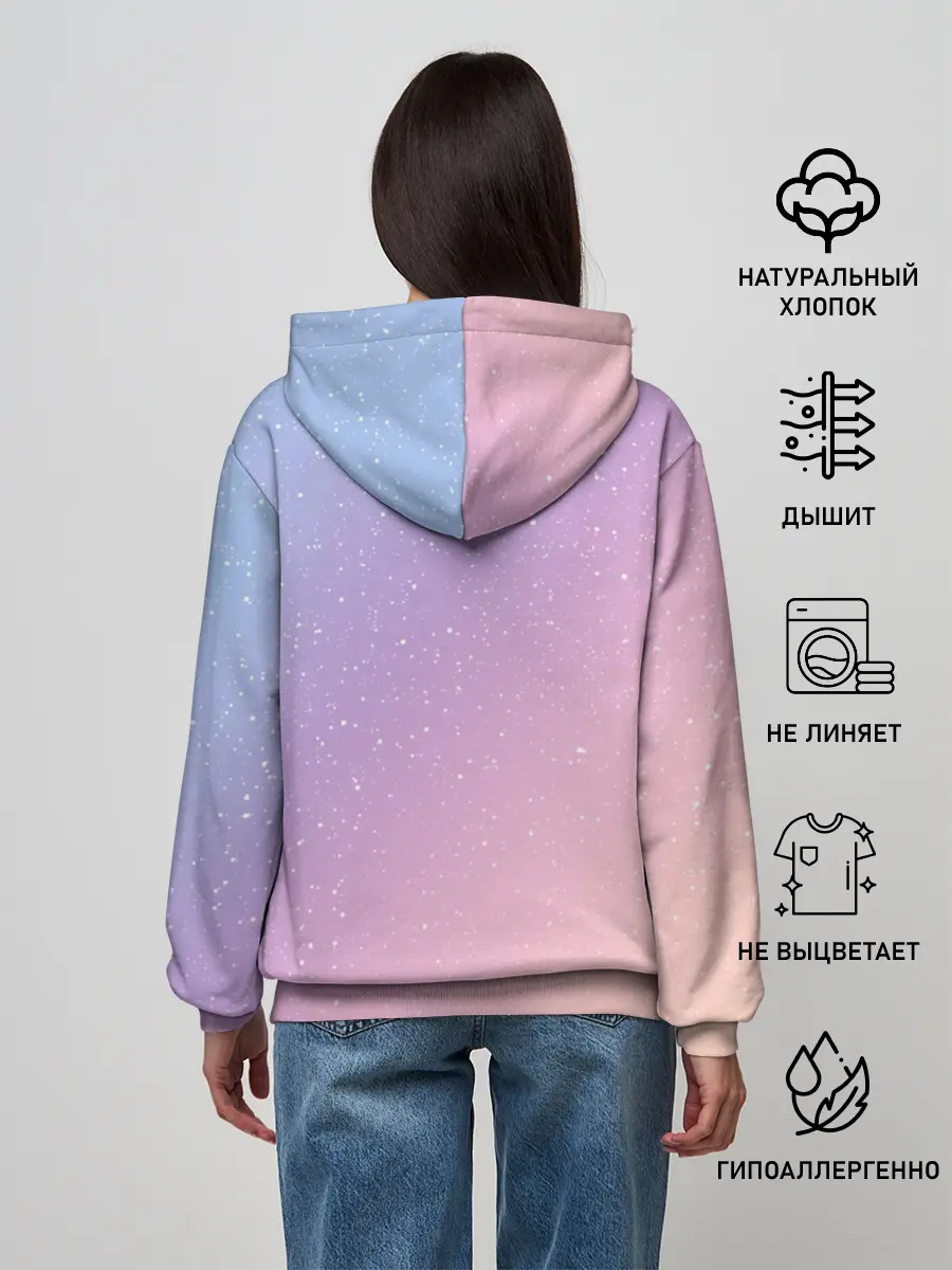 Женское худи / BTS LOVE YOURSELF / БТС СТАРС