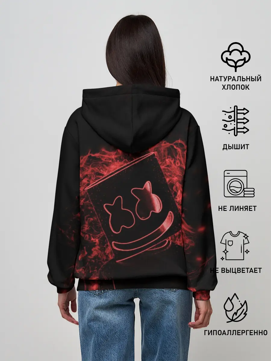 Женское худи / Marshmello