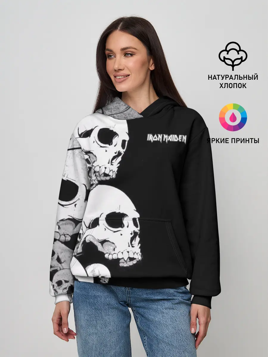 Женское худи / IRON MAIDEN | АЙРОН МАЙДЕН