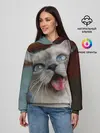 Женское худи / Сиамский котенок
