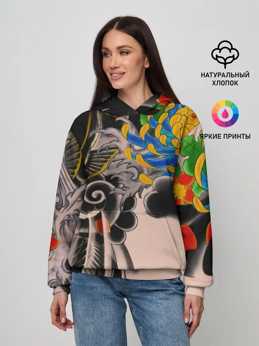 Женское худи / Dsquared tattoo