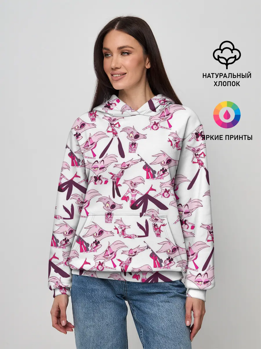 Женское худи / Hazbin Hotel: Angel Dust