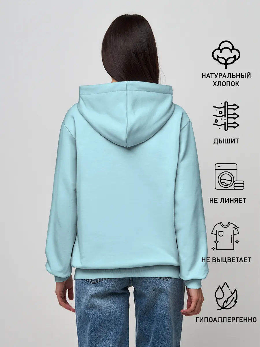 Женское худи / MINECRAFT НОВОГОДНИЙ