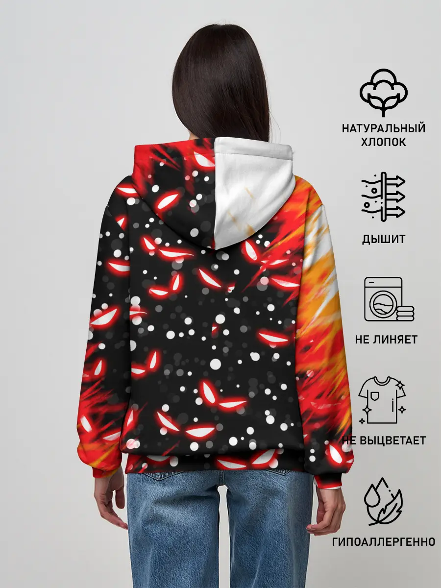 Женское худи / HAZBIN HOTEL НОВОГОДНИЙ.