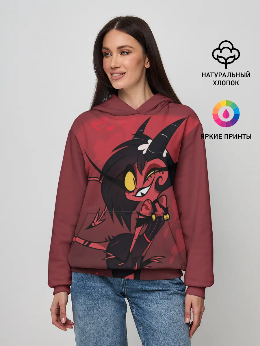 Женское худи / Отель Хазбин