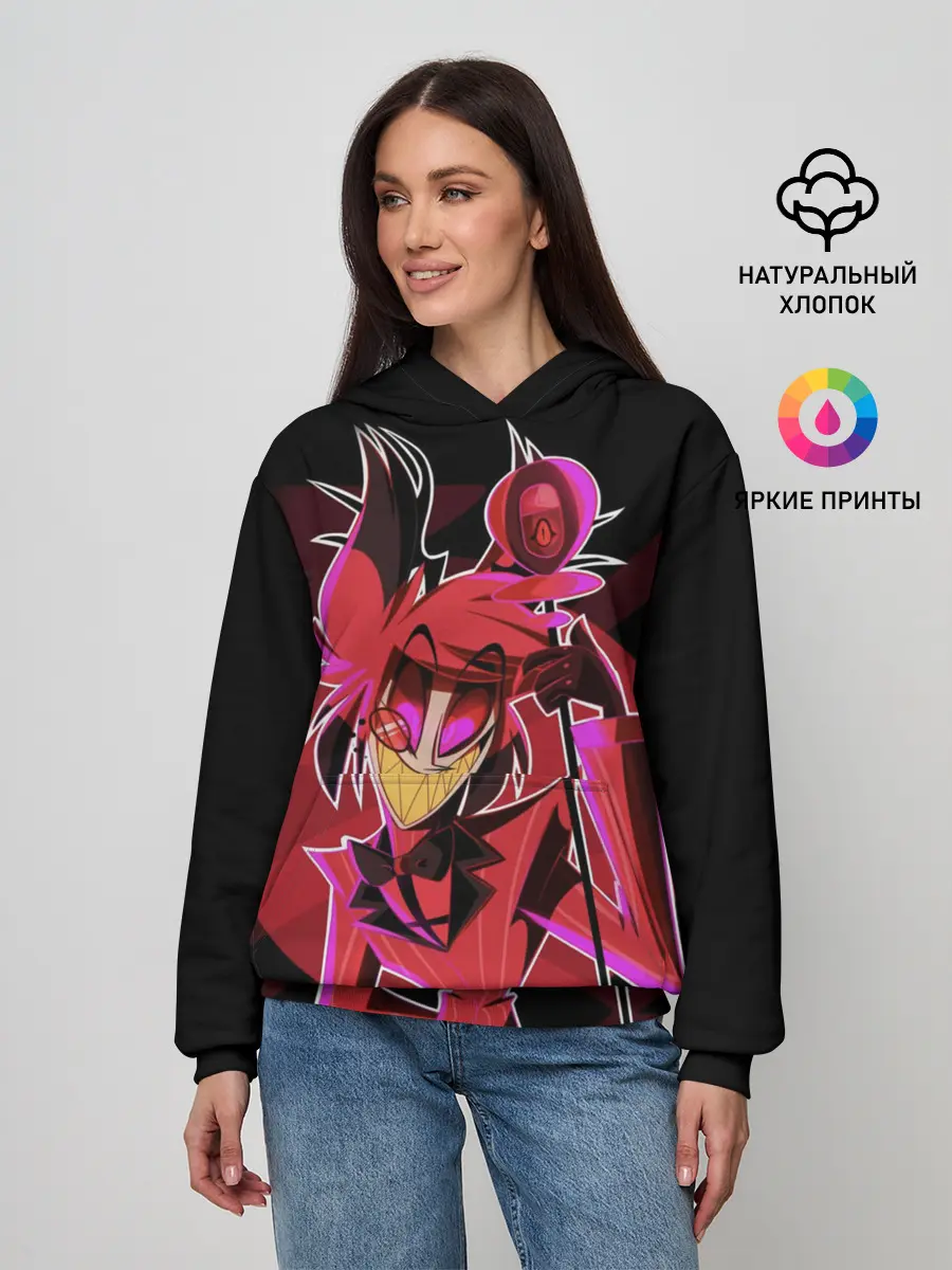 Женское худи / Отель Хазбин