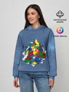 Женское худи / Кубик Рубика