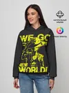 Женское худи / One Piece We Go World