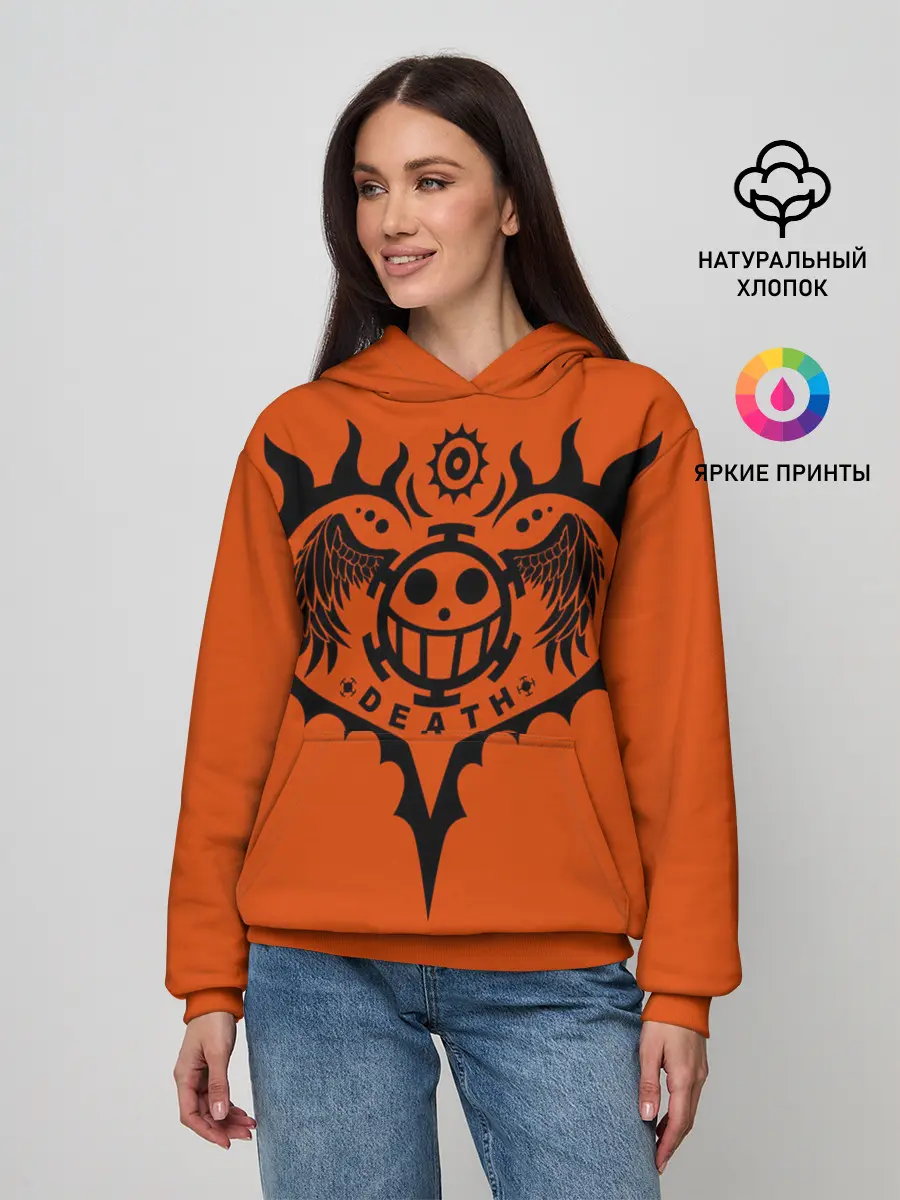 Женское худи / сердце One Piece