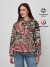 Женское худи / Узор хохломы