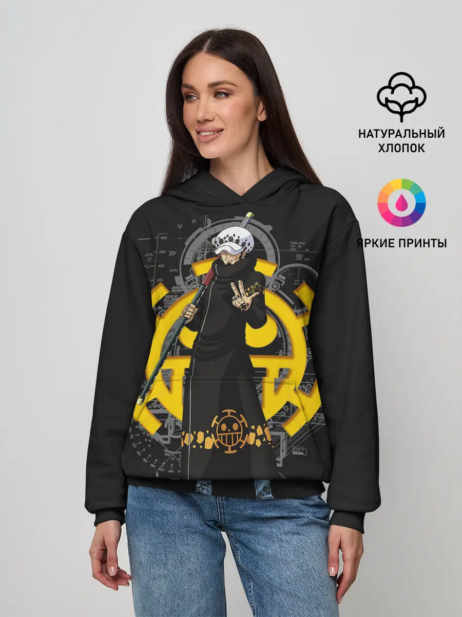 Женское худи / Лого One Piece