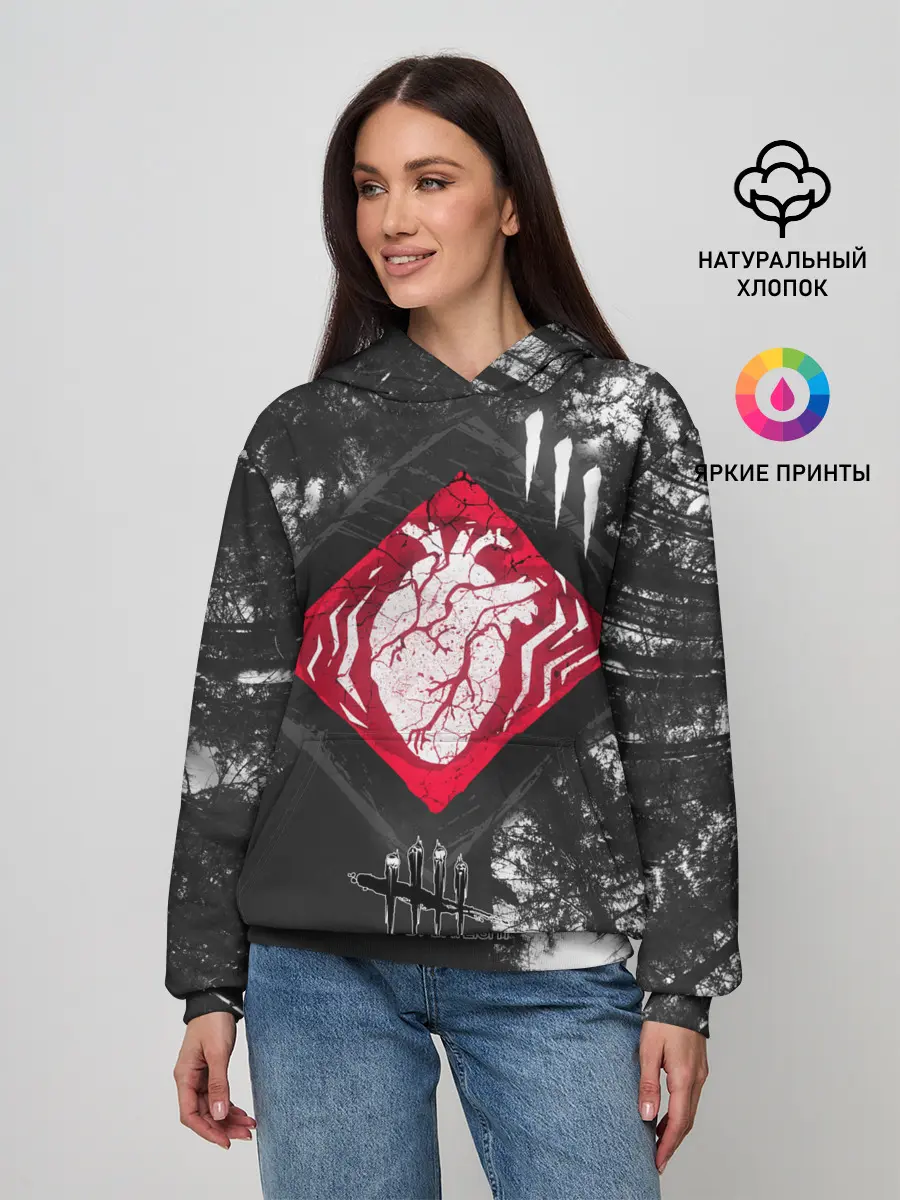 Женское худи / DBD - beating heart